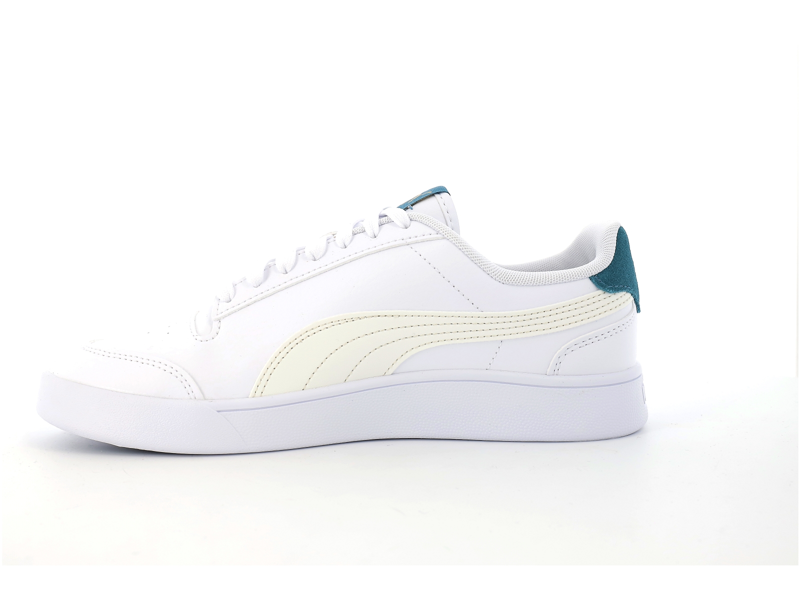 Puma-309668 Synthétique Blanc Bleu