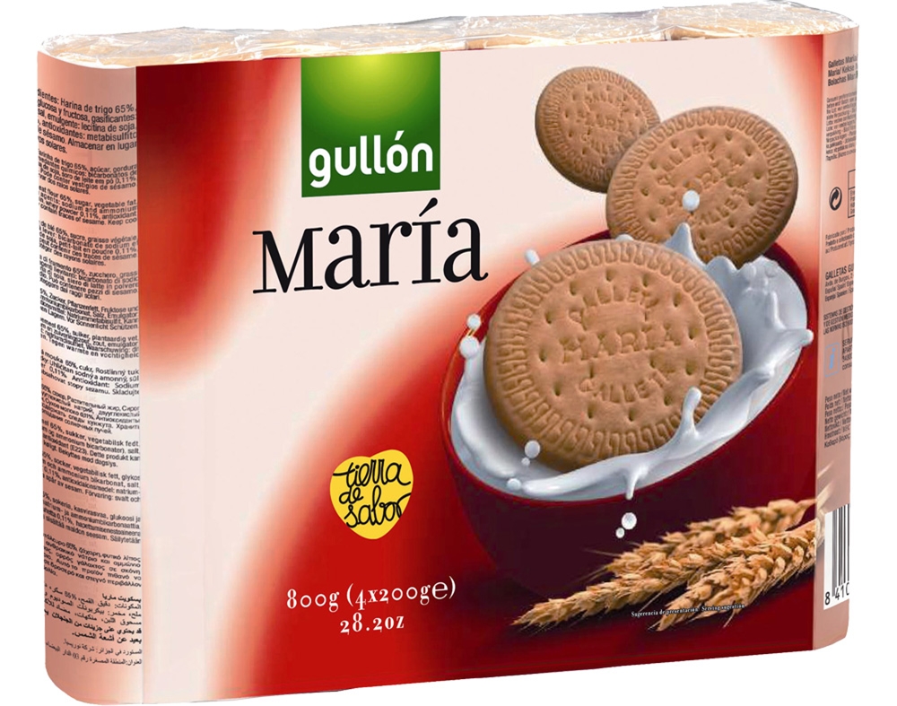 BOLACHA GULLON MARIA LECHE 4X200G