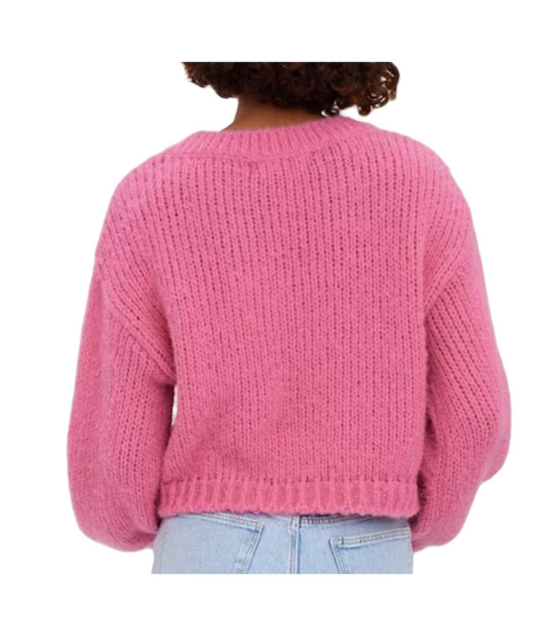 Pull Rose Femme Vero Moda Cropped