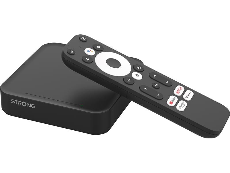 Strong Mediaplayer LEAP-S3 Ultimate Rüsten Sie Ihren Fernseher mit der smarten Google TV-Box auf – 2 Monate Zattoo Ultimate inklusive