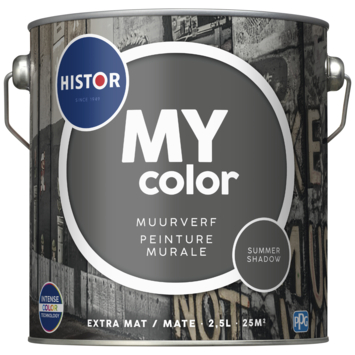 Histor My Color muurverf extra mat summershadow 2,5 liter