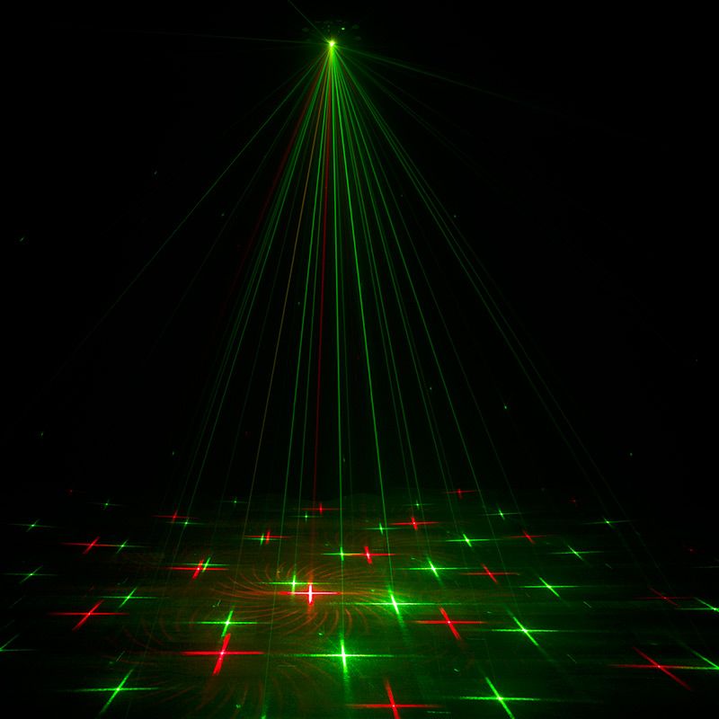 Eliminator Furious Three RG LED moonflower, wash en laser lichteffect
