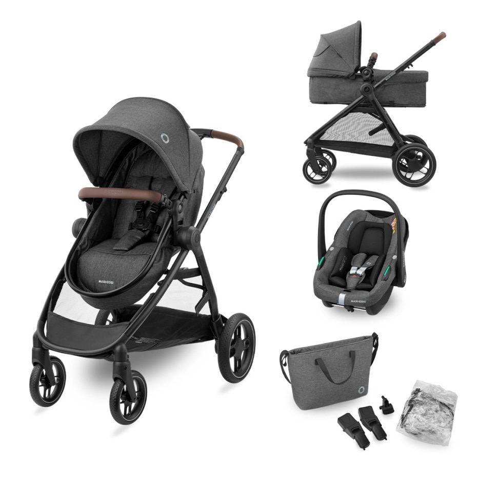 Zelia S Trio 0 - 4 Y   0 - 22 kg    2-in-1-Sitzeinheit |    Bequem und einfach im täglichen Gebrauch  |    i-Size-Kindersitz |    Umfassendes 3-in-1 Travelsystem  |
