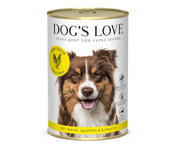 DOG'S LOVE Nassfutter für Hunde Adult, 6 x
