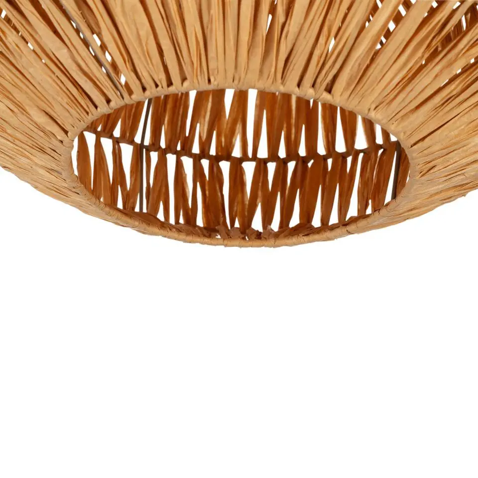 EGLO Sheldon Plafondlamp - E27 - Ø 38 cm - Bruin/Zwart - Papier