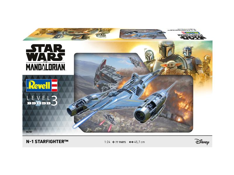 Revell Bausatz N1 Starfighter The Mandalorian, 1:24 Fesselnder Bauspass für Star Wars Fans