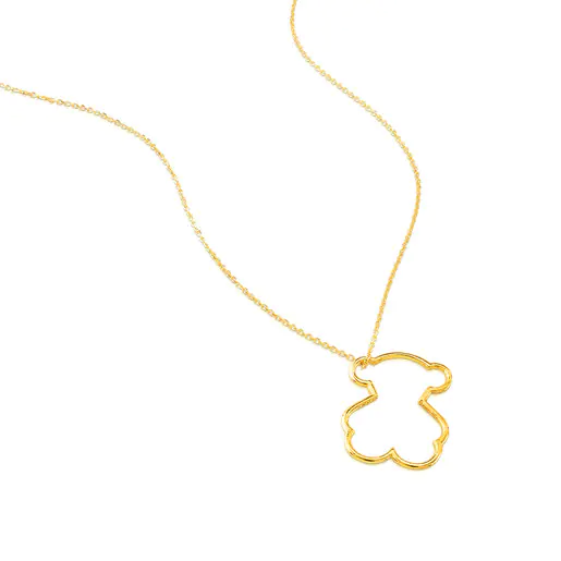 Colar Silhouette dourado