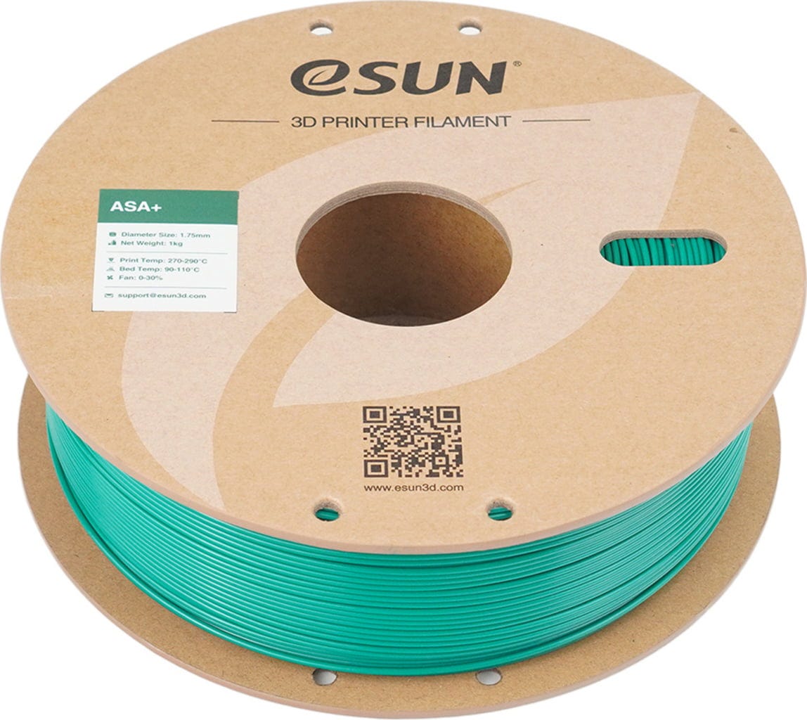 eSUN  ASA+ Green, 1,75 mm / 1000 g    Wetterbeständiges Material in Green