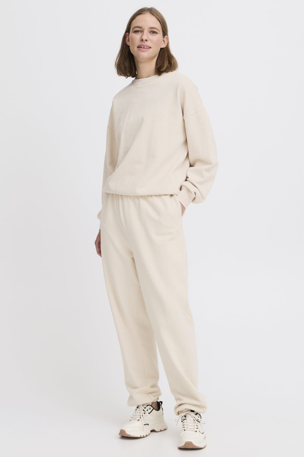 The Jogg Concept Jcrubi Logo Pants 130905 birch