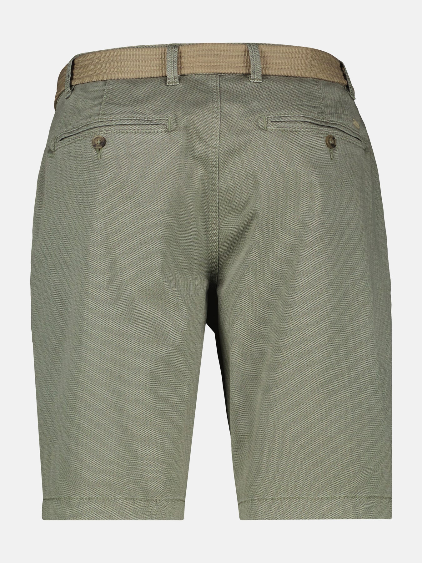 Chino-Bermuda mit Gürtel, in Großen Größen