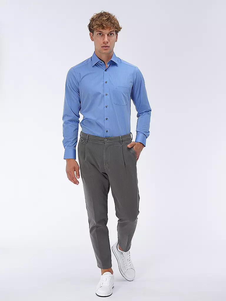 OLYMP Hemd Modern Fit blau