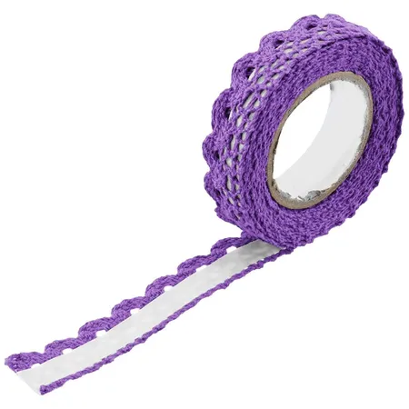 BRUNNEN SpitzenTape, selbstklebend, violett
