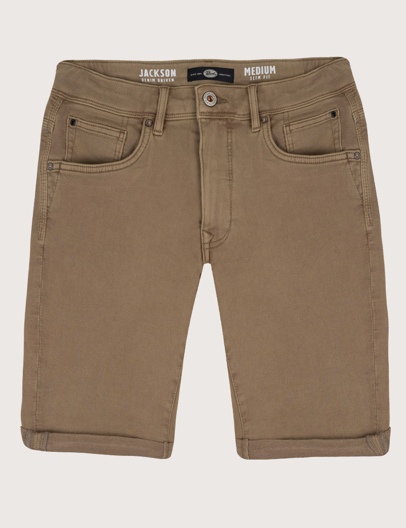 PETROL IND SHORT EN JEAN HOMME JACKSON CAMEL