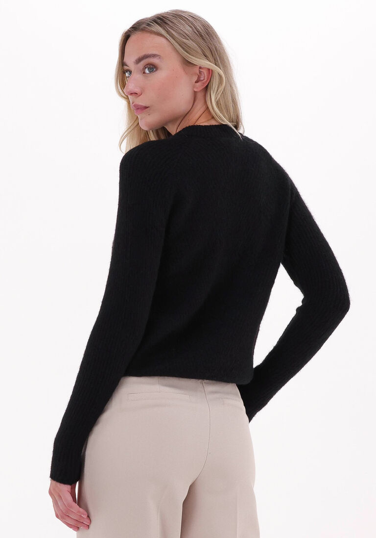 Y.A.S. zwarte y.a.s. trui yasalva ls o-neck knit pullover