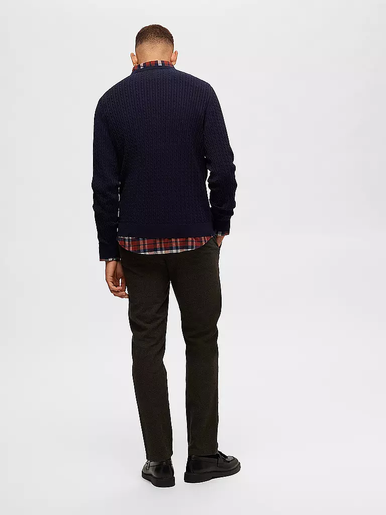 SELECTED Pullover SLHBERG  dunkelblau