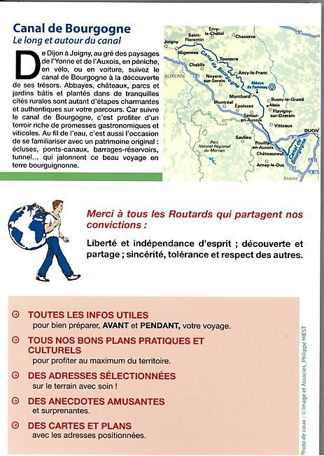 HACHETTE - ROUTARD CANAL DE BOURGOGNE