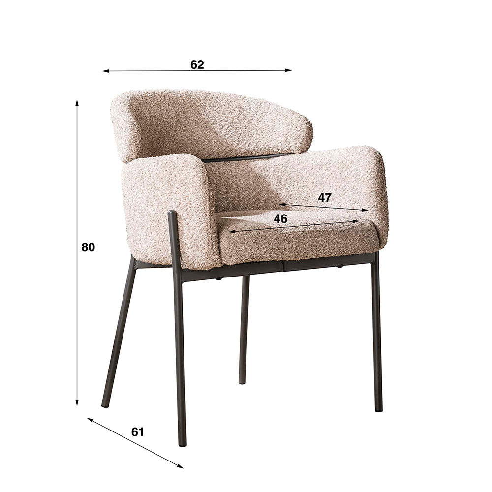 Stoel LM Beige