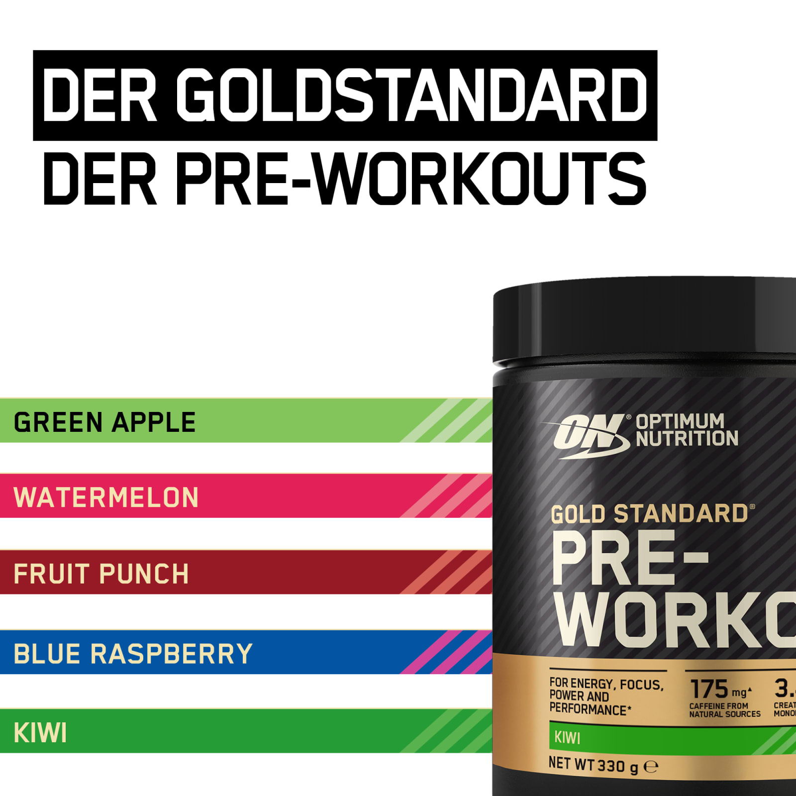 Gold Standard Pre-Work Out - 330g - Kiwi
