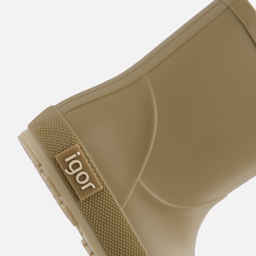 Igor Regenlaarzen taupe Rubber