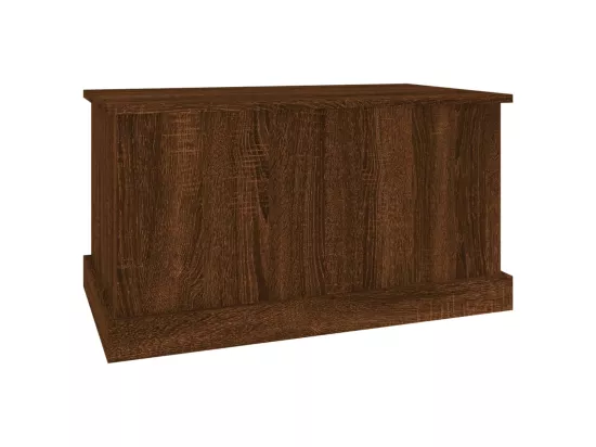 Boîte de rangement chêne marron 70x40x38 cm bois d'ingénierie