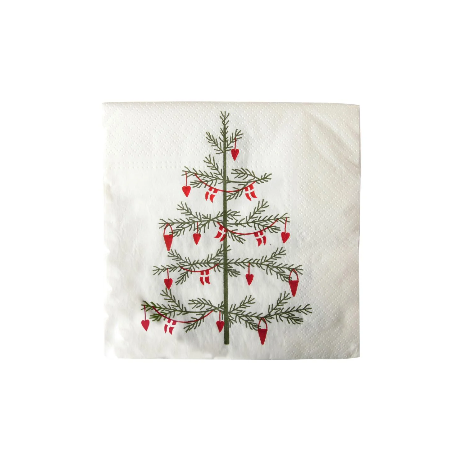 Det Gamle Apotek  Juleservietter Classic Christmas (20 stk) - Hvid