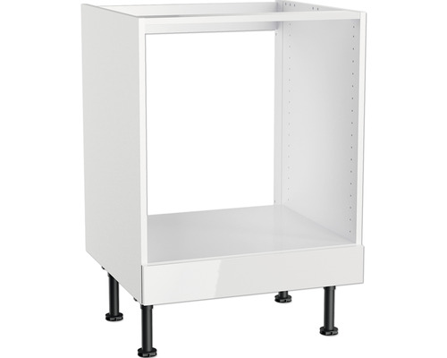 Optifit oven ombouwkast Rurik986 BxDxH 60x58,4x87 cm wit glanzend gedemonteerd