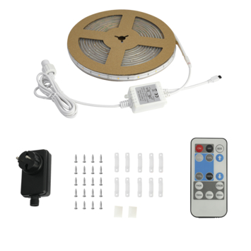 Handson Outdoor LED strip warmwit licht IP44 5 meter incl. afstandsbediening