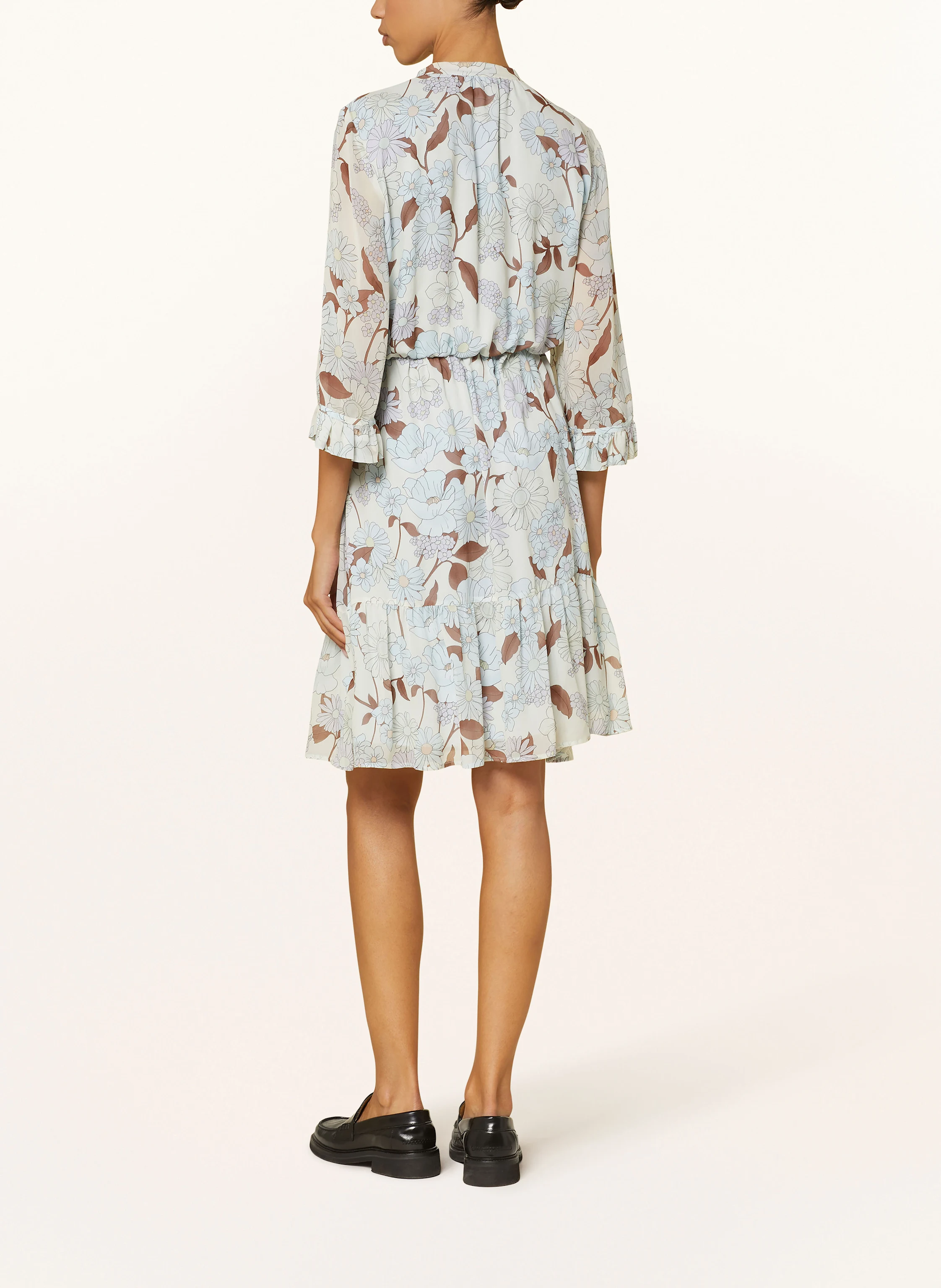 LUISA CERANO Kleid mit 3/4-Arm und Volants