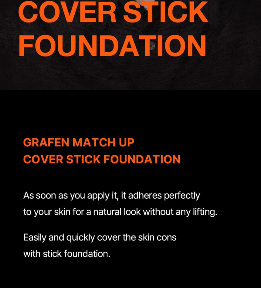 GRAFEN - Match Up Cover Stick Foundation - 2 kleuren