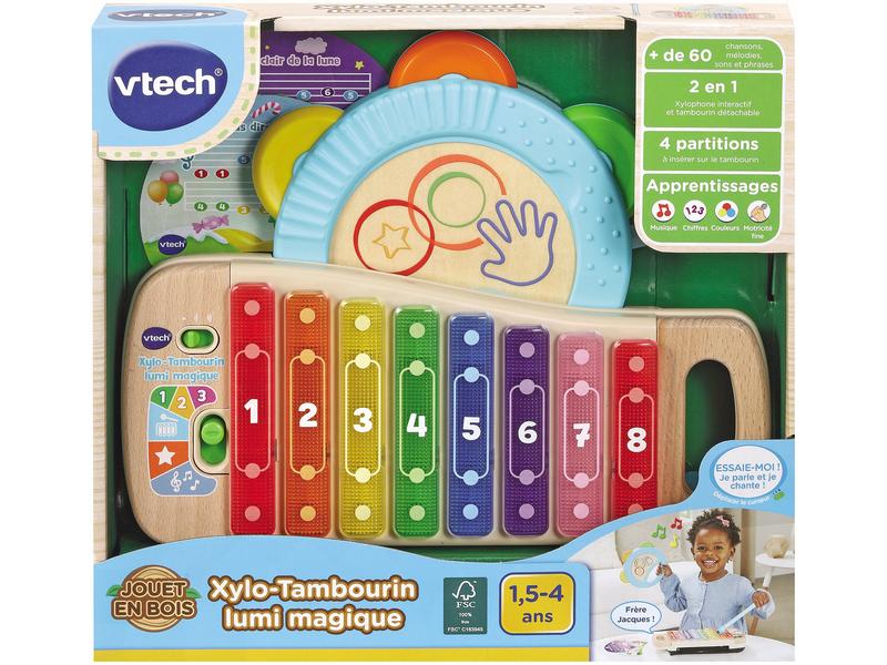 Vtech Musikspielzeug Xylo-Tambourin lumi magique -FR- Kinderinstrumente