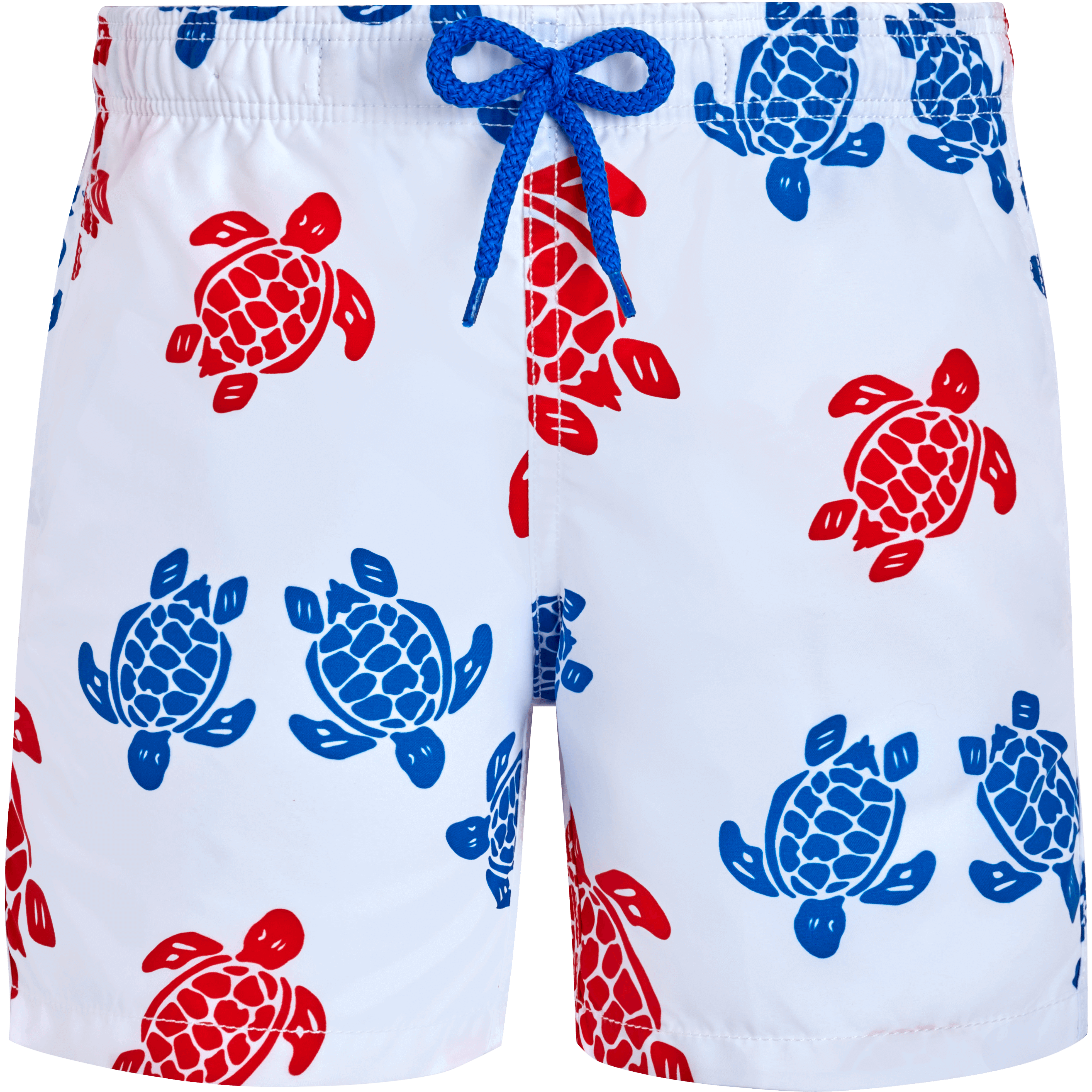 Look Ronde Des Tortue Bleu Blanc Rouge Garçon | Maillots de Bain Garçon Vilebrequin