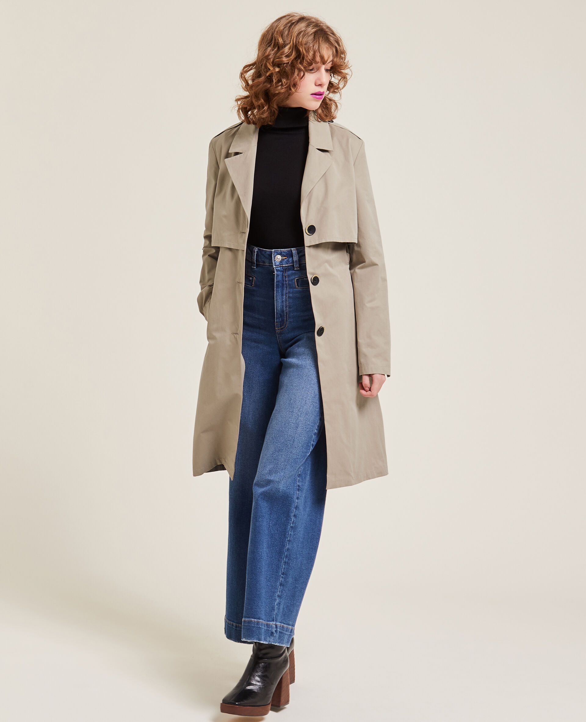 Trench ceinturé - Beige