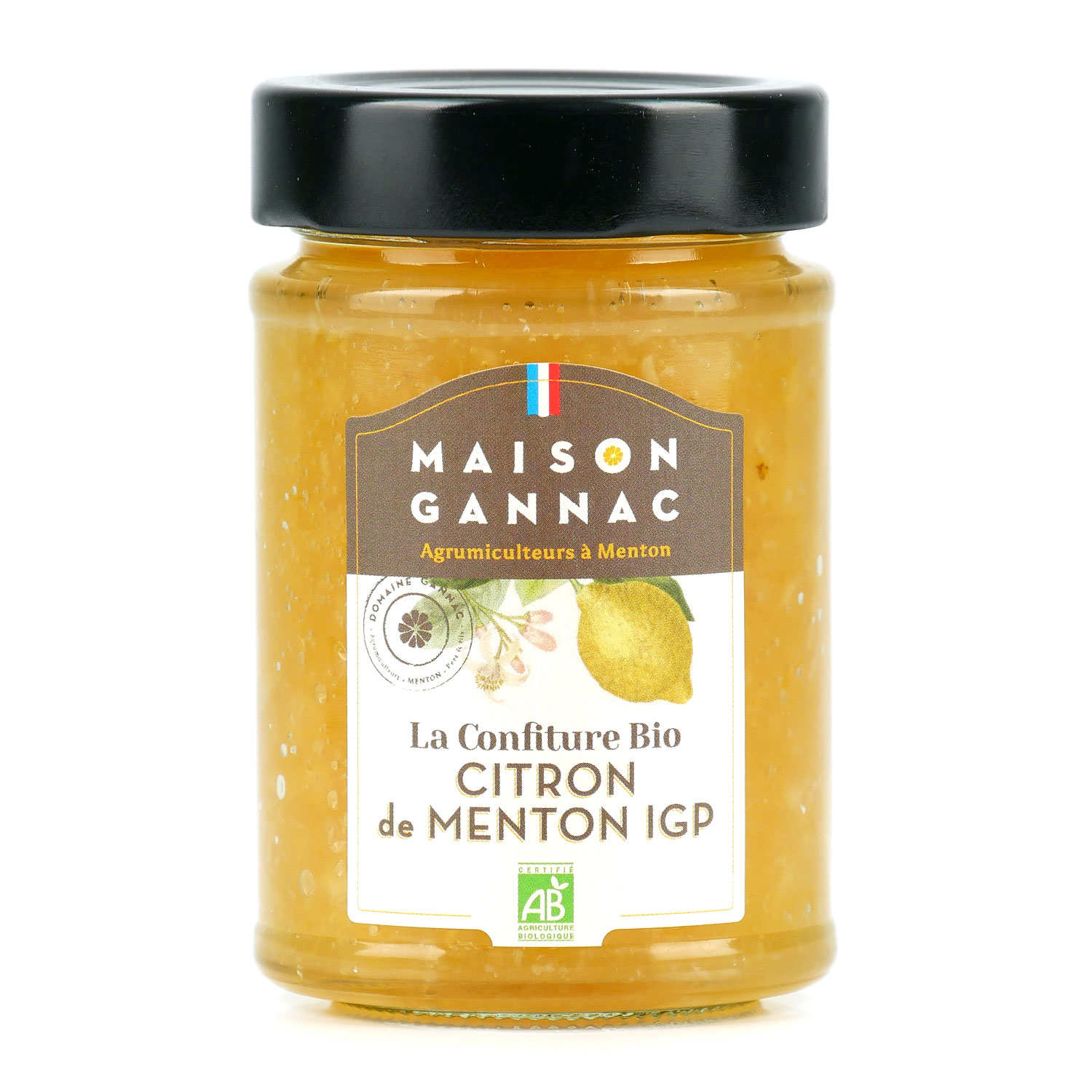 Confiture bio de citron de Menton IGP