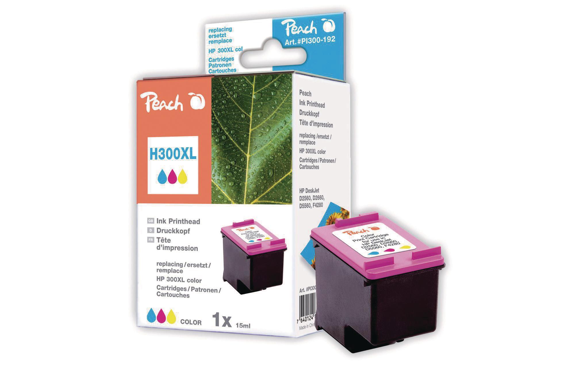 Tinte HP Nr. 300XL (CC644EE) ColorTintenset, farbig, XL-Füllung