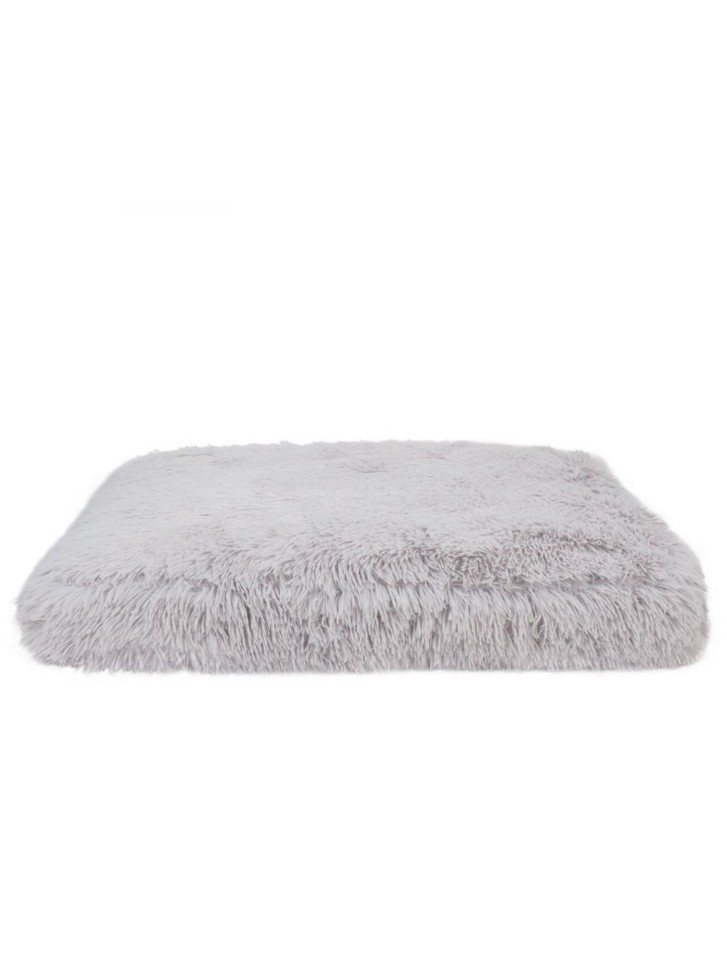 Fluffy - Hundepude L, Lysegrå