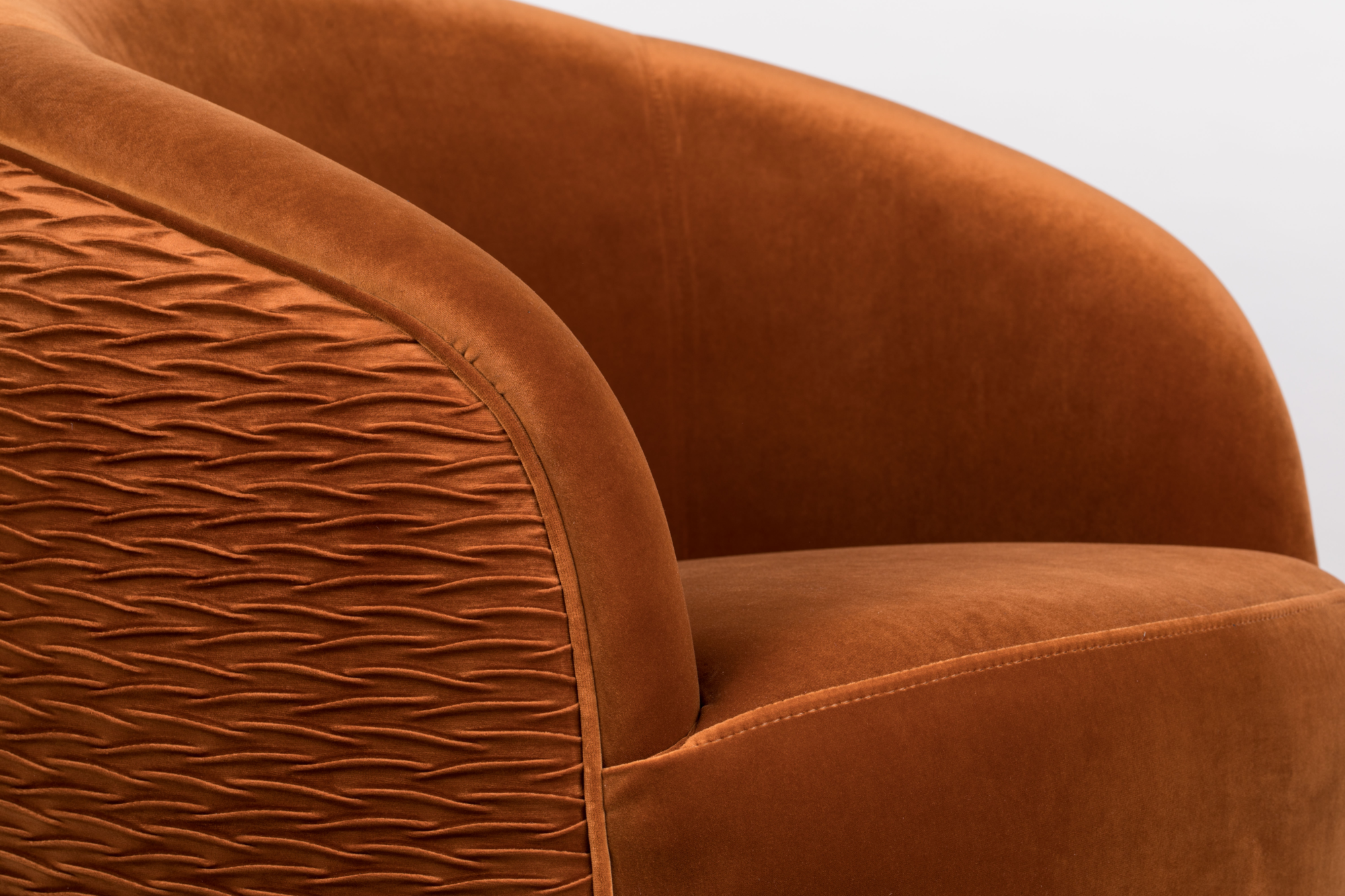 Fauteuil So curvy oranje