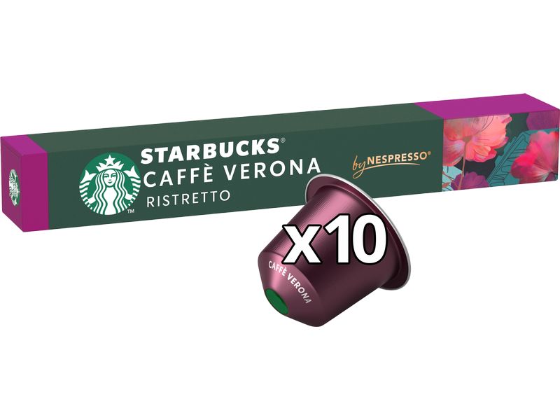 Starbucks Kaffeekapseln Caffè Verona Dark Roast 12 x 10 Stü Kaffeekapseln für Nespresso Maschinen
