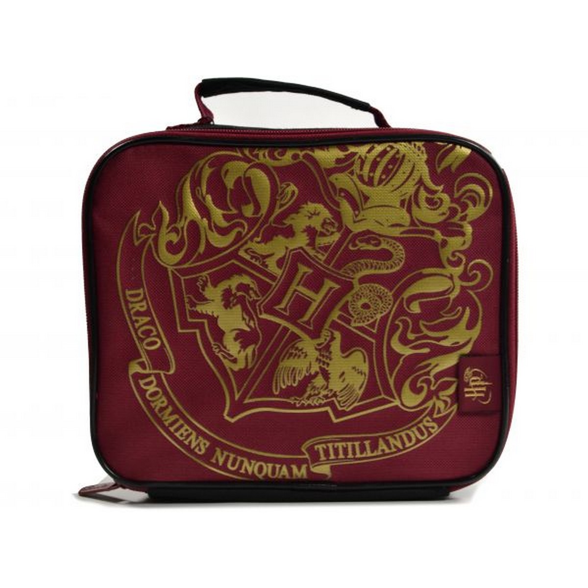 Lancheira com o brasão de Hogwarts do Harry Potter