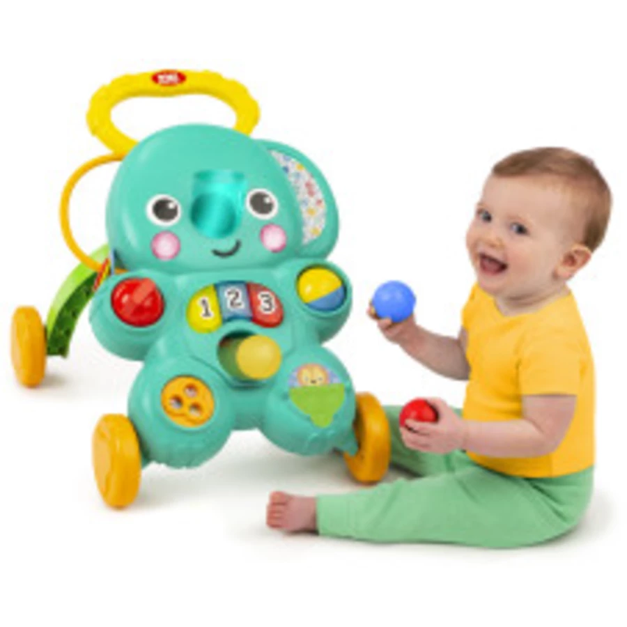 Bright Starts 2-in-1 Aktivitäts Laufwagen mit Bällen, Stroll 'n Roll™
