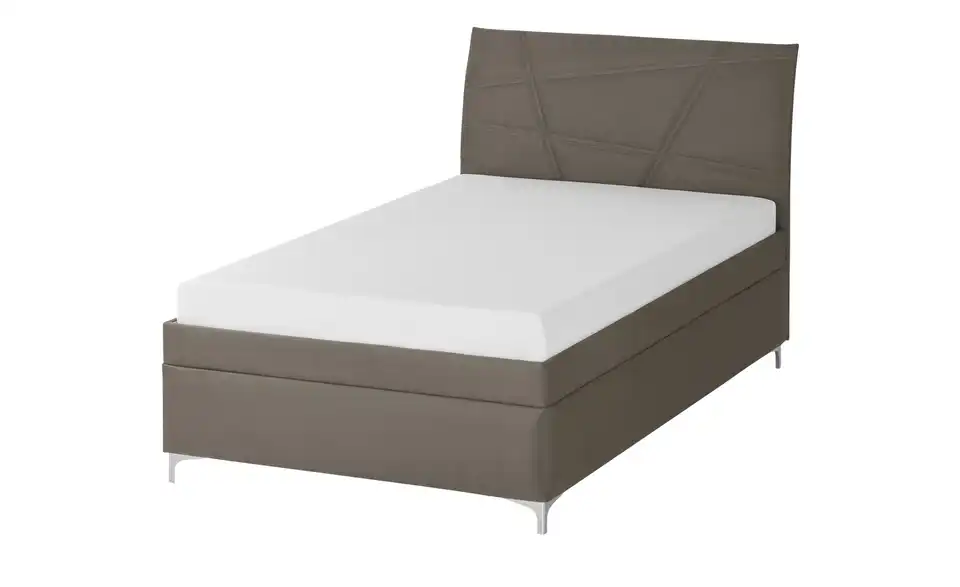 Polsterbett Lauren Taupe 140 cm