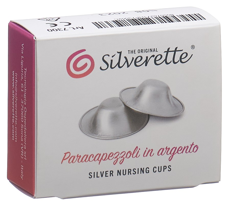 SILVERETTE Still-Silberhütchen<br>2 Stück