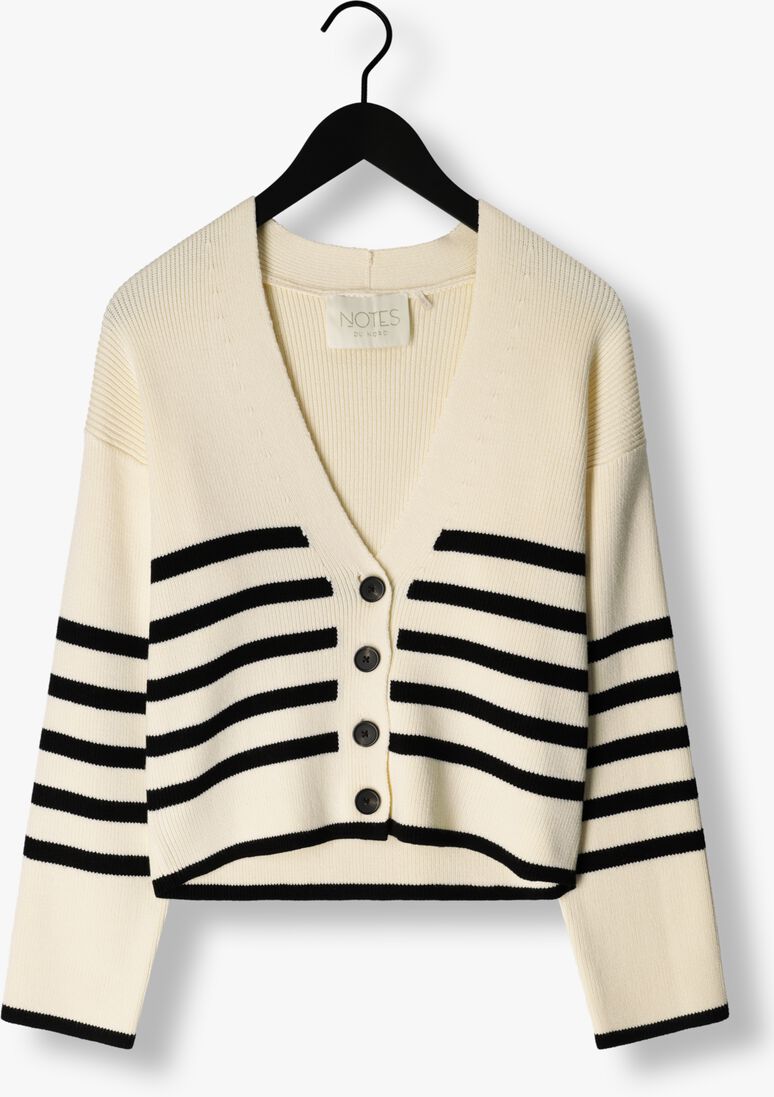NOTES DU NORD creme notes du nord vest gaia cardigan
