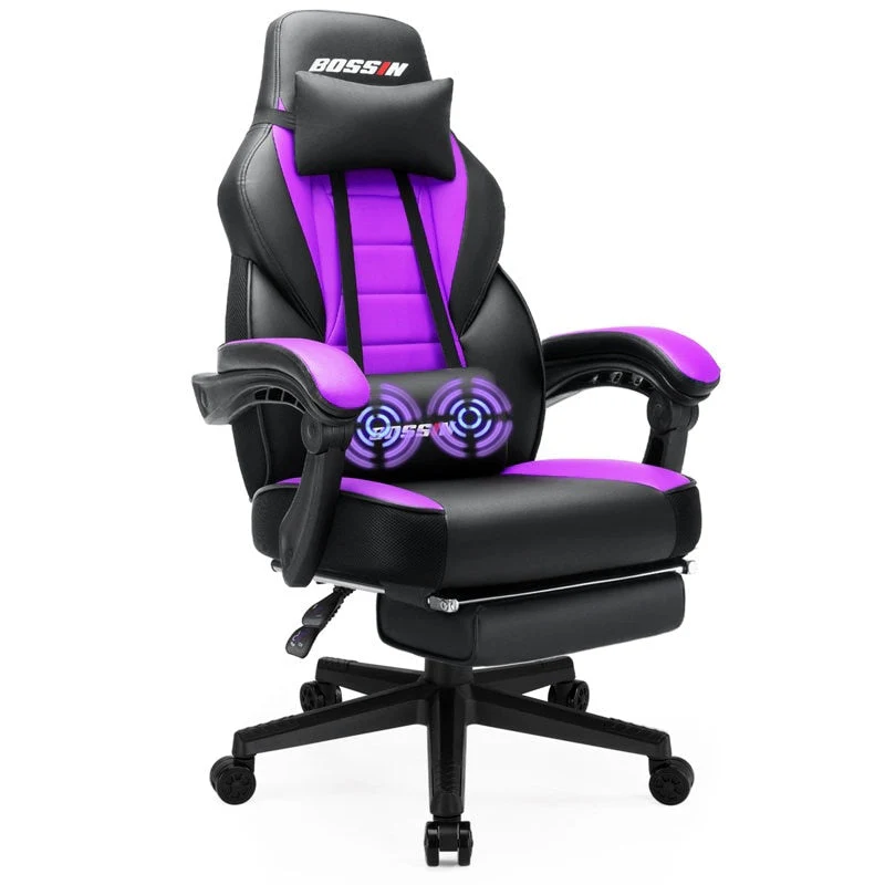 BOSSIN Racing Style Gaming Chair,300 lbs Big and Tall gamer chair High Back Computer Chair