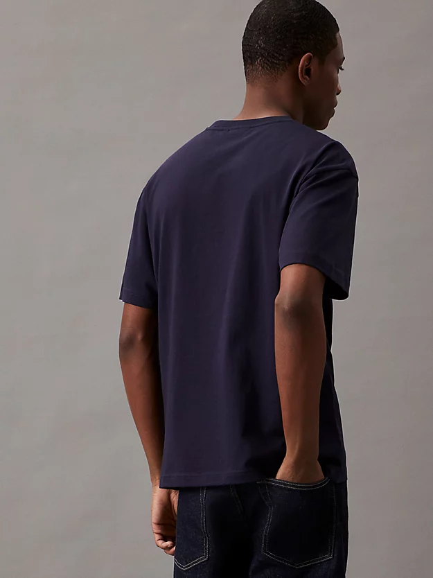 Camiseta de algodão com logotipo