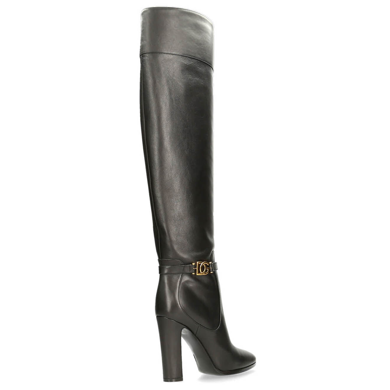 Dolce & Gabbana Bottes en Cuir noires - Talon 10.5 cm