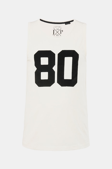 JP1880 Tanktop, 80 Flock-Print, Rundhals, bis 8 XL