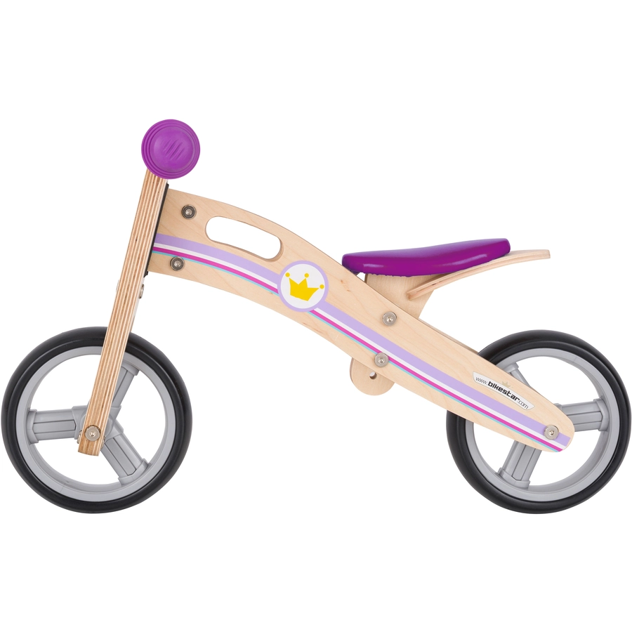 Bikestar Laufrad 7 Zoll Holz lila
