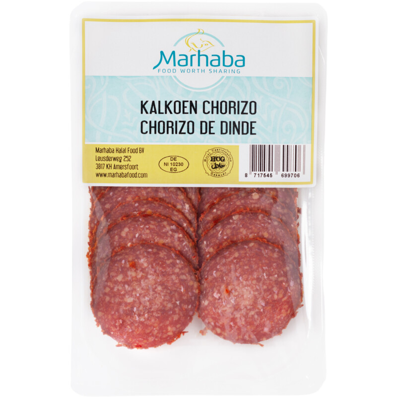 Marhaba Kalkoen chorizo