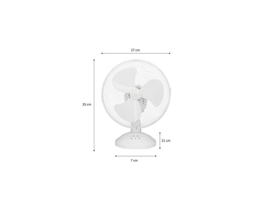OCEANIC - OCEAVT23CM2 Ventilateur de table - 30w - diametre 23 cm - ...