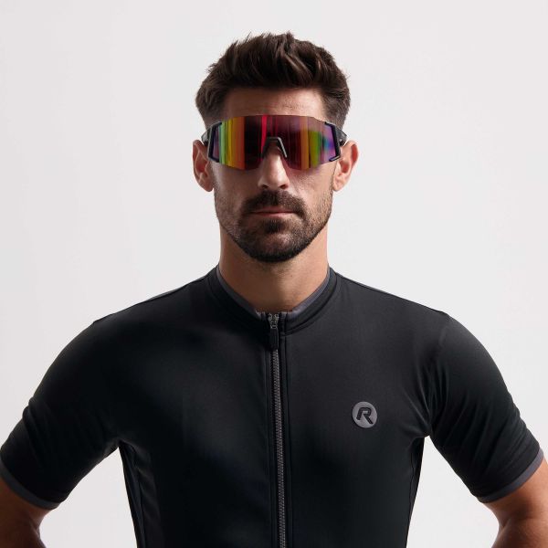 Rogelli Sabre Cykelbriller, Black/Red